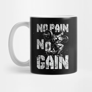 No Pain No Gain - Hardcore Gym Training Mug